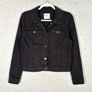 Mudd Jean Jacket Juniors Medium Stretch Trucker Classic Capsule Minimal 90s Y2K